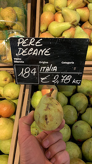 Decana cal.70 (in casse), al produttore 35 cent. Fonte: Luigi Golinelli